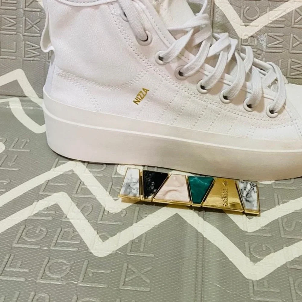Adidas chunky platforms nizza special edition white - Picture 3 of 9